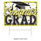 6 Pack Bulk Plastic Yellow Congrats Grad Graduation Party Yard Sign